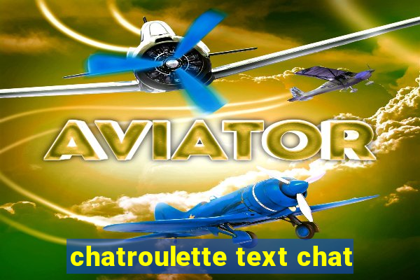 chatroulette text chat